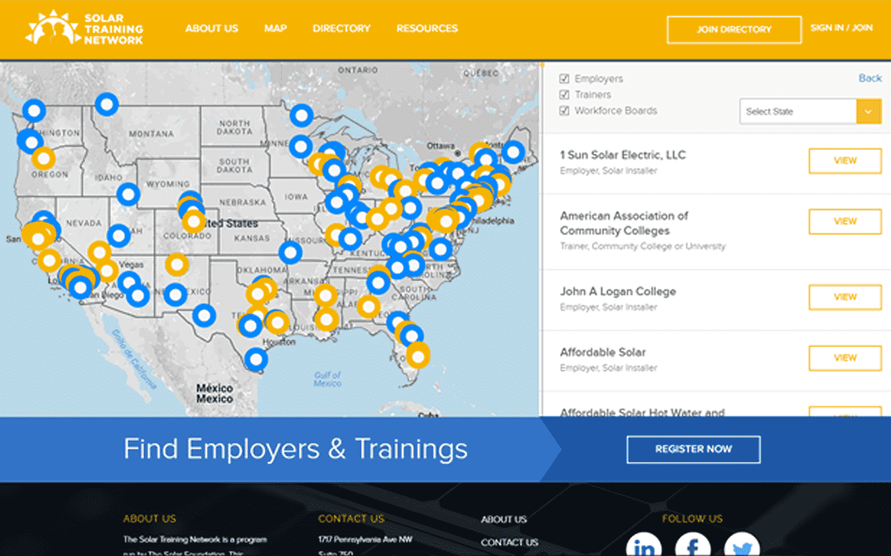 Designing a Powerful Solar Career Platform