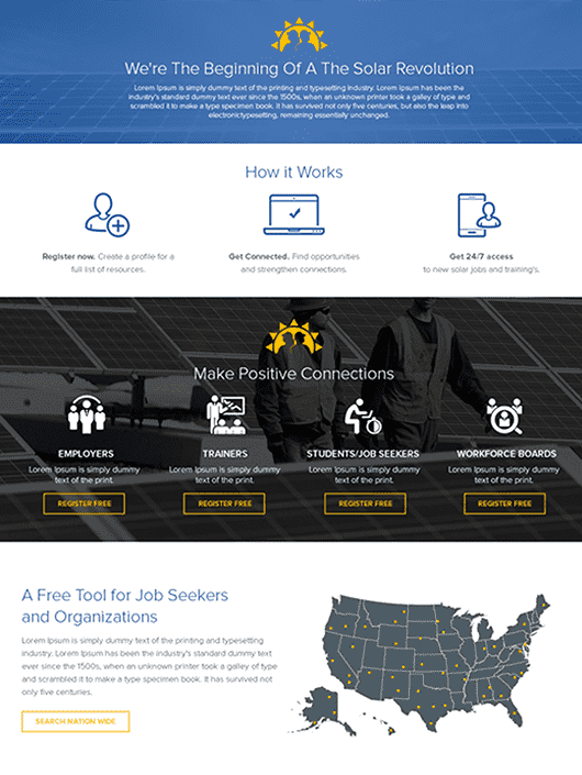 Designing a Powerful Solar Career Platform Ipad