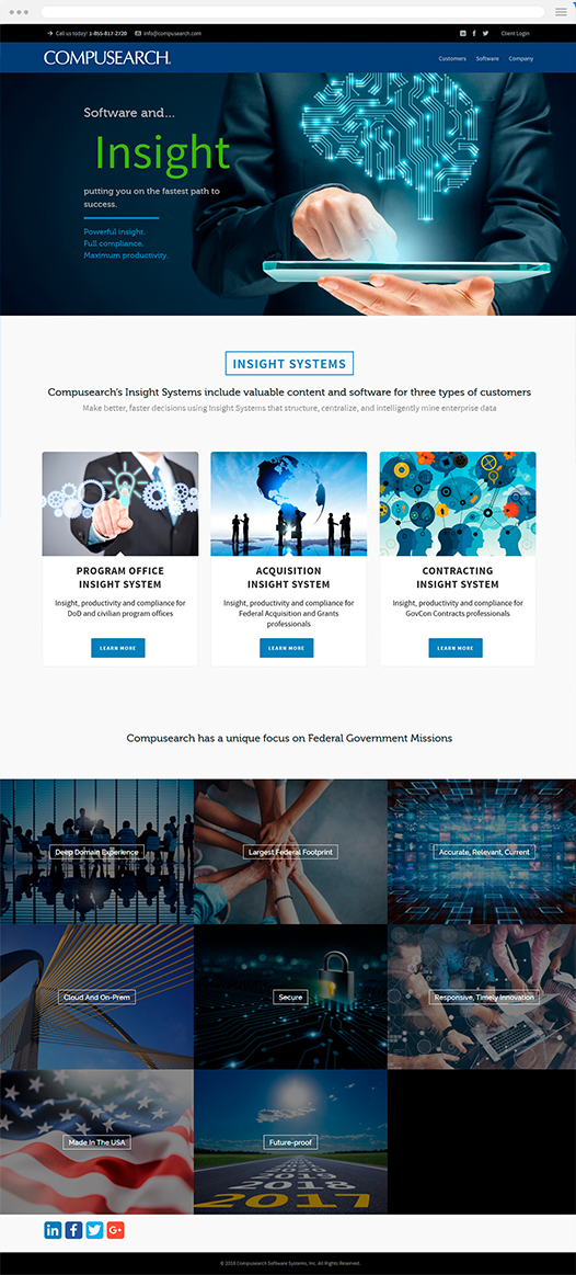 Government Contracting Website Redesign new