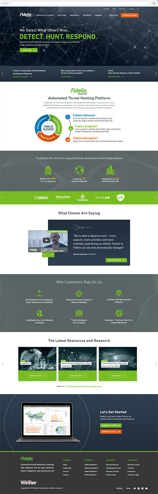 Cyber Security Website Design new