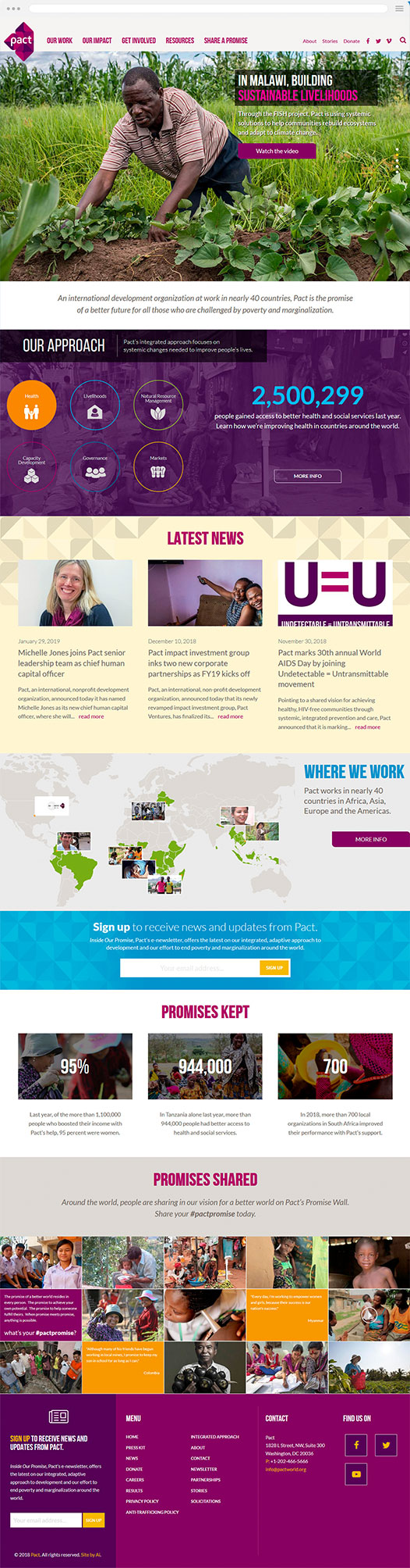 Nonprofit Website Redesign new