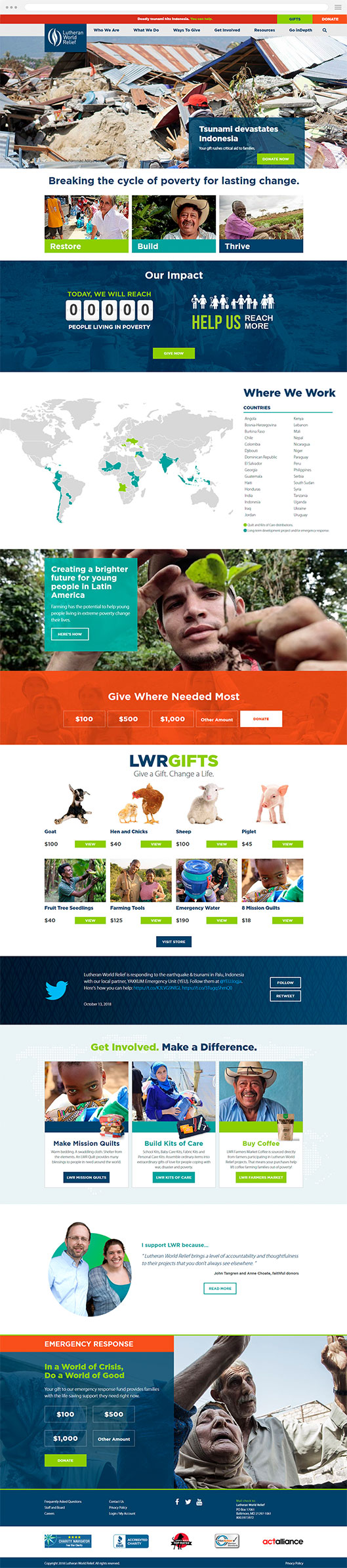 Association Website Design LWR