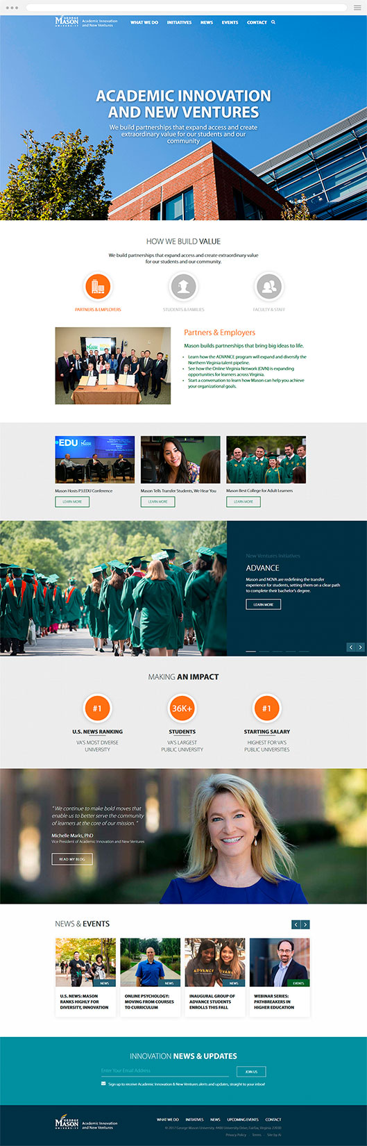 Association Website Design Mason